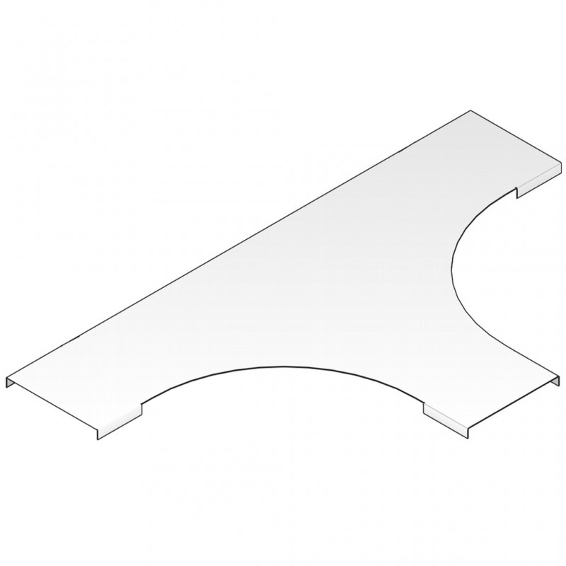 Крышка для ответвителя Т-образного шириной 200 мм покрытие vergokan